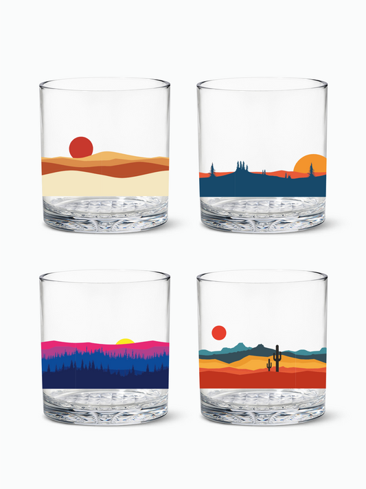 Desert Oasis - RESERVE 12oz Old Fashioned Tritan™ Copolyester Glass