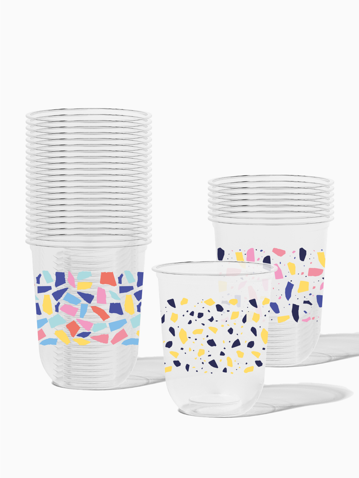 Colorful Terrazzo - NATURAL Arc 16oz